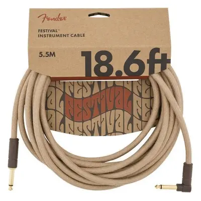 Fender Festival Series 5,5 m Straight - Angled Instrument Cable