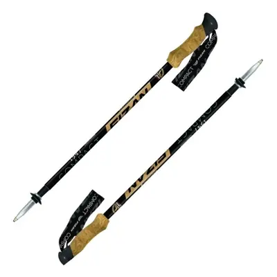 Fizan Compact Black/Brown - cm Trekking poles