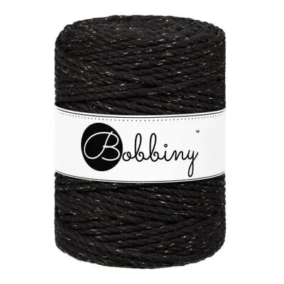 Bobbiny 3PLY Macrame Rope mm m Golden Black Cord