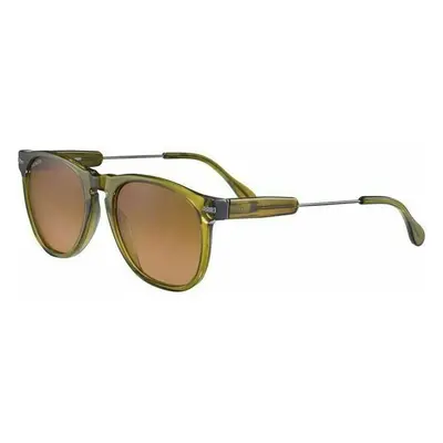 Serengeti Amboy Crystal Olive/Shiny Dark Gunmetal/Mineral Polarized Drivers Gradient Lifestyle G