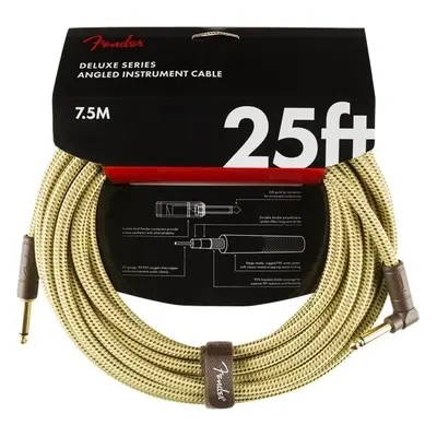 Fender Deluxe Series 7,5 m Straight - Angled Instrument Cable