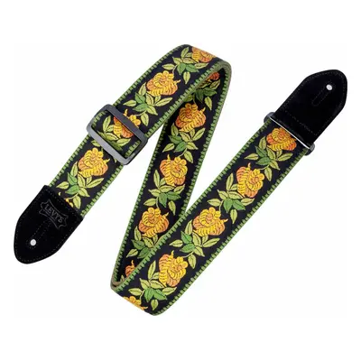 Levys MC8JQ-004 Textile guitar strap Rosa Yellow