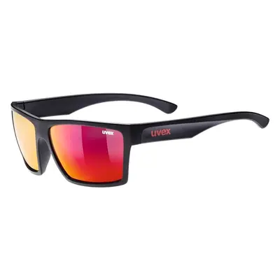 UVEX LGL Matte Black/Mirror Red Lifestyle Glasses