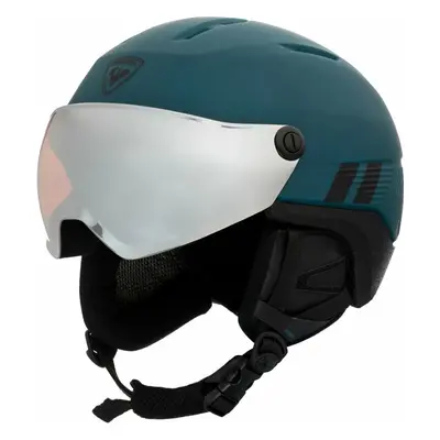 Rossignol Fit Visor Impacts Blue Ski Helmet