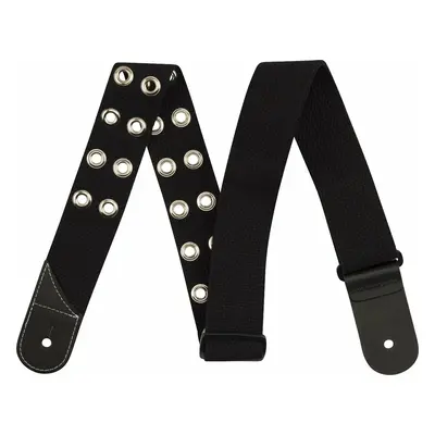 Jackson Cotton Grommet Strap Textile guitar strap Black