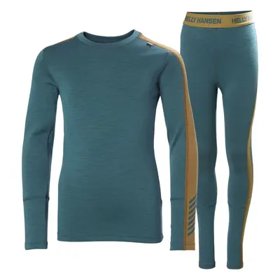 Helly Hansen JR Lifa Merino Midweight Set Dark Creek Base Layer