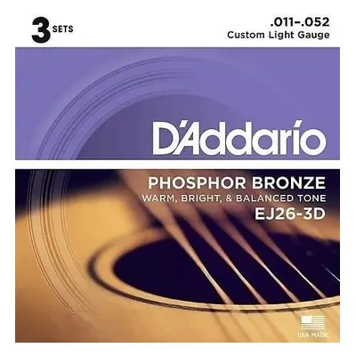 D'Addario EJ26-3D Guitar strings