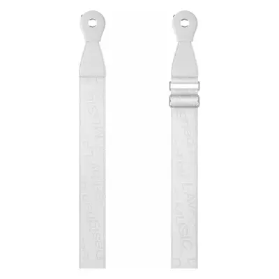 Lava Music Ideal Strap Woven Textile guitar strap White