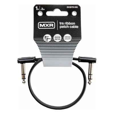 Dunlop MXR DCISTR1RR Ribbon TRS Cable cm Angled - Angled Patch Cable