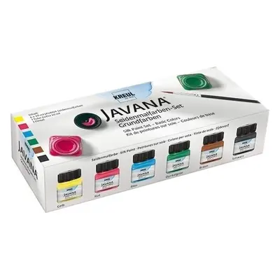 Kreul Javana Set of Silk Paints Basic Colours x ml