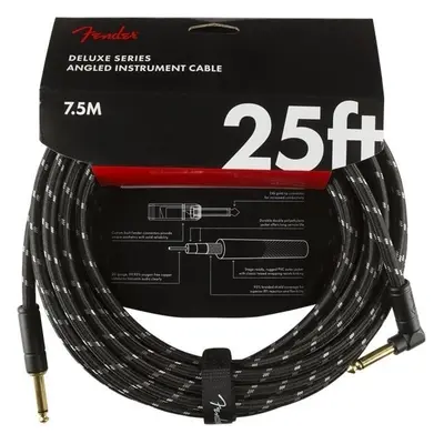 Fender Deluxe Series 7,5 m Straight - Angled Instrument Cable