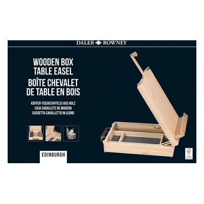 Daler Rowney Table Easel Edinburgh Painting Easel Natural