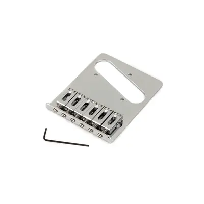 Fender Standard Series Telecaster Bridge Assembly Chrome Guitar Bridge