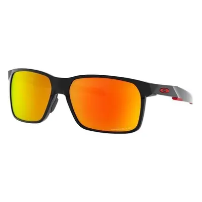 Oakley Portal X Polished Black/Grey/Prizm Ruby Polarized Lifestyle Glasses