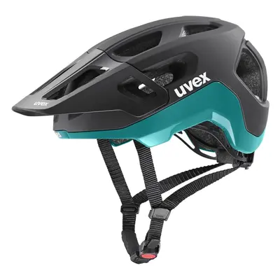 UVEX React Black/Teal Matt Bike Helmet