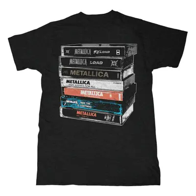 Metallica T-Shirt Cassette Unisex Black