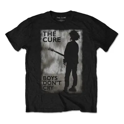 The Cure T-Shirt Boys Don't Cry Black & White Unisex Black