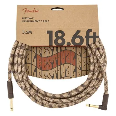 Fender Festival Series 5,5 m Straight - Angled Instrument Cable