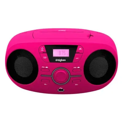 Bigben CD61RUSB Pink Desktop Music Player