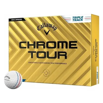 Callaway Chrome Tour White Triple Track Golf Balls