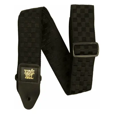 Ernie Ball Classic Jacquard Textile guitar strap Black Checkers