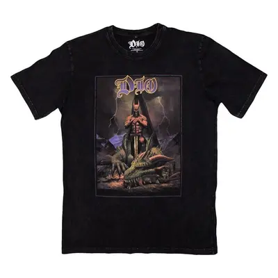 Dio T-Shirt Killing The Dragon Stone Wash Unisex Black