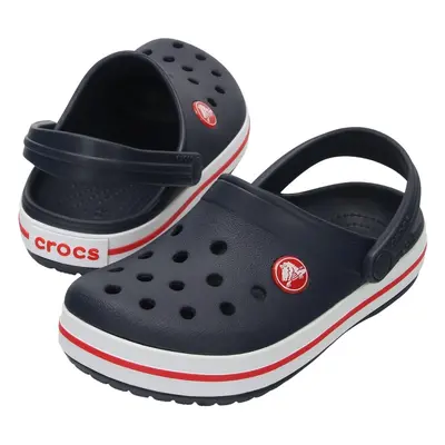 Crocs Toddler Crocband Clog Sandals Navy/Red