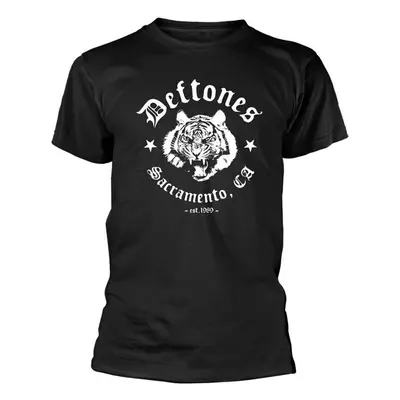 Deftones T-Shirt Tiger Sacramento Unisex Black