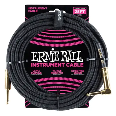 Ernie Ball P06058 7,5 m Straight - Angled Instrument Cable