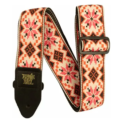 Ernie Ball Classic Jacquard Textile guitar strap Cinnamon Needlepoint