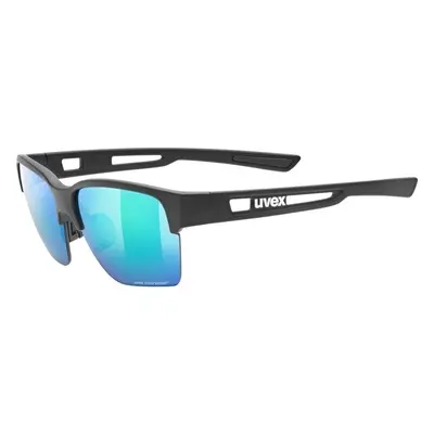 UVEX Sportstyle CV Black Mat/Mirror Green Sport Glasses