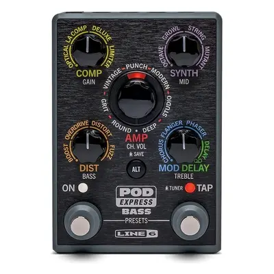 Line6 Pod Express Bass Bassguitar Multi-Effect