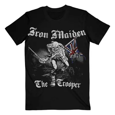 Iron Maiden T-Shirt Sketched Trooper Unisex Black