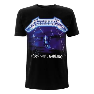 Metallica T-Shirt Ride The Lightning Tracks Unisex Black