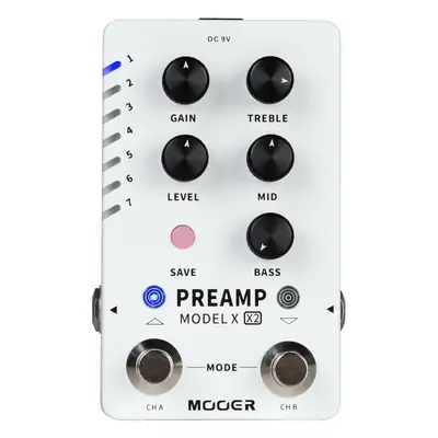 MOOER Preamp Model X2 Preamp/Rack Amplifier