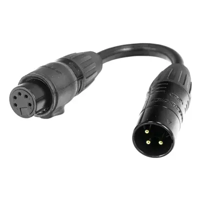 Accu Cable 3-pin to 5-pin FM IP65 DMX Light Cable