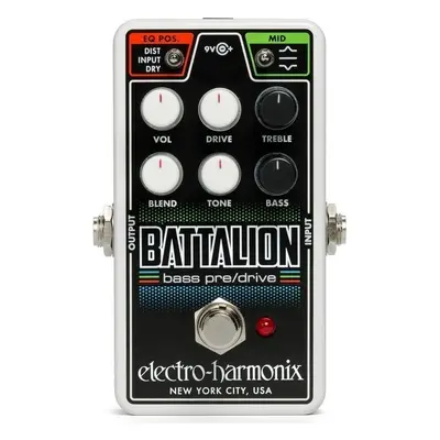 Electro Harmonix Nano Battalion Bass Preamp & Overdrive Bassguitar Effects Pedal