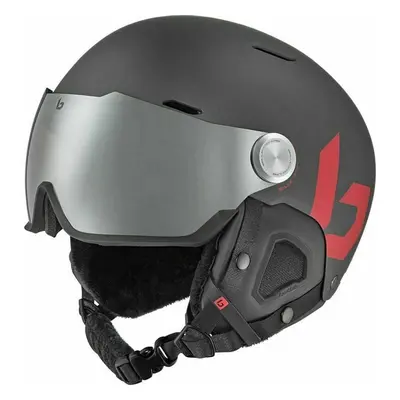 Bollé Might Visor Titanium Red Matte Ski Helmet