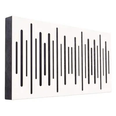 Mega Acoustic FiberPRO120 Spectrum White/Black Absorbent wood panel