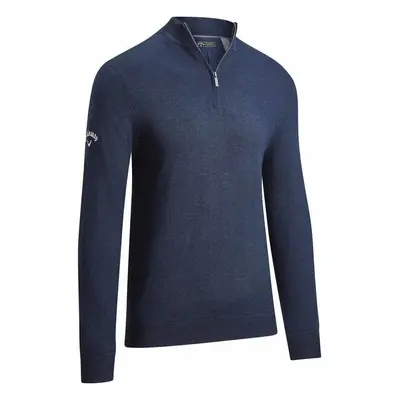 Callaway Windsper 1/4 Zipped Navy Blue Sweater