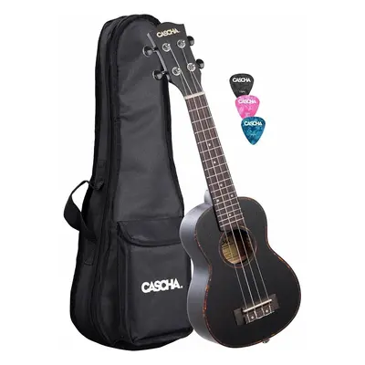 Cascha HH 2262L Black Ukulele