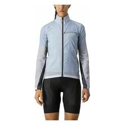 Castelli Squadra Stretch W Jacket Silver Gray/Dark Gray