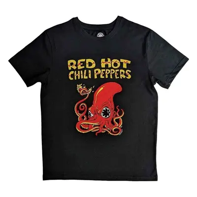 Red Hot Chili Peppers T-Shirt Octopus Unisex Black