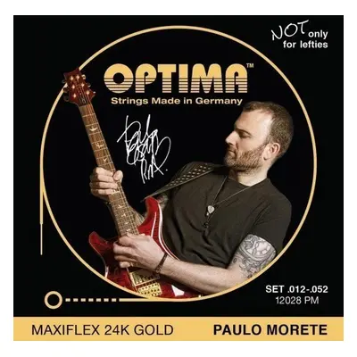 Optima 12028-PM 24K Gold Electrics Maxiflex Paolo Morete Signature E-guitar strings