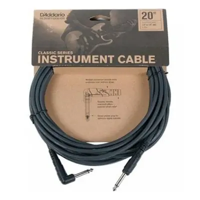 D'Addario Planet Waves PW-CGTRA-20 m Straight - Angled Instrument Cable