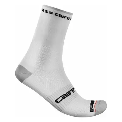 Castelli Rosso Corsa Pro Sock White L/XL Cycling Socks