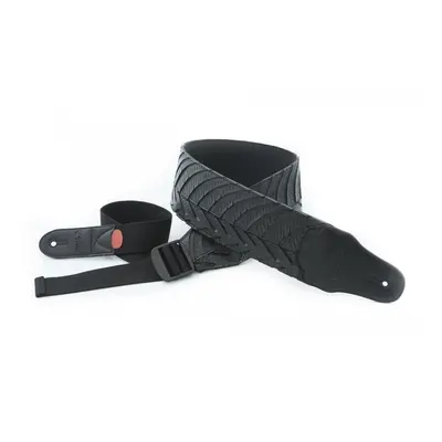 RightOnStraps Bassman Guitar strap B-Hot-Wheels Black