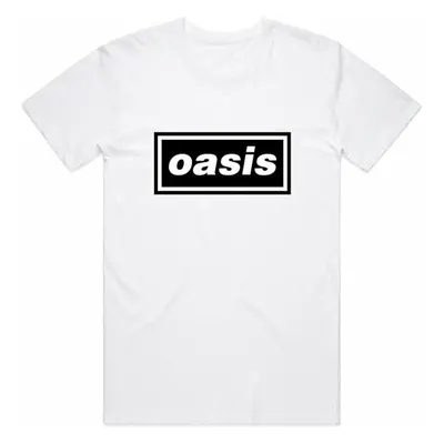 Oasis T-Shirt Decca Logo Unisex White