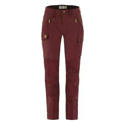 Fjällräven W Nikka Bordeaux Red Outdoor Pants