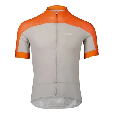 POC Essential Road Logo Jersey Zink Orange/Granite Grey